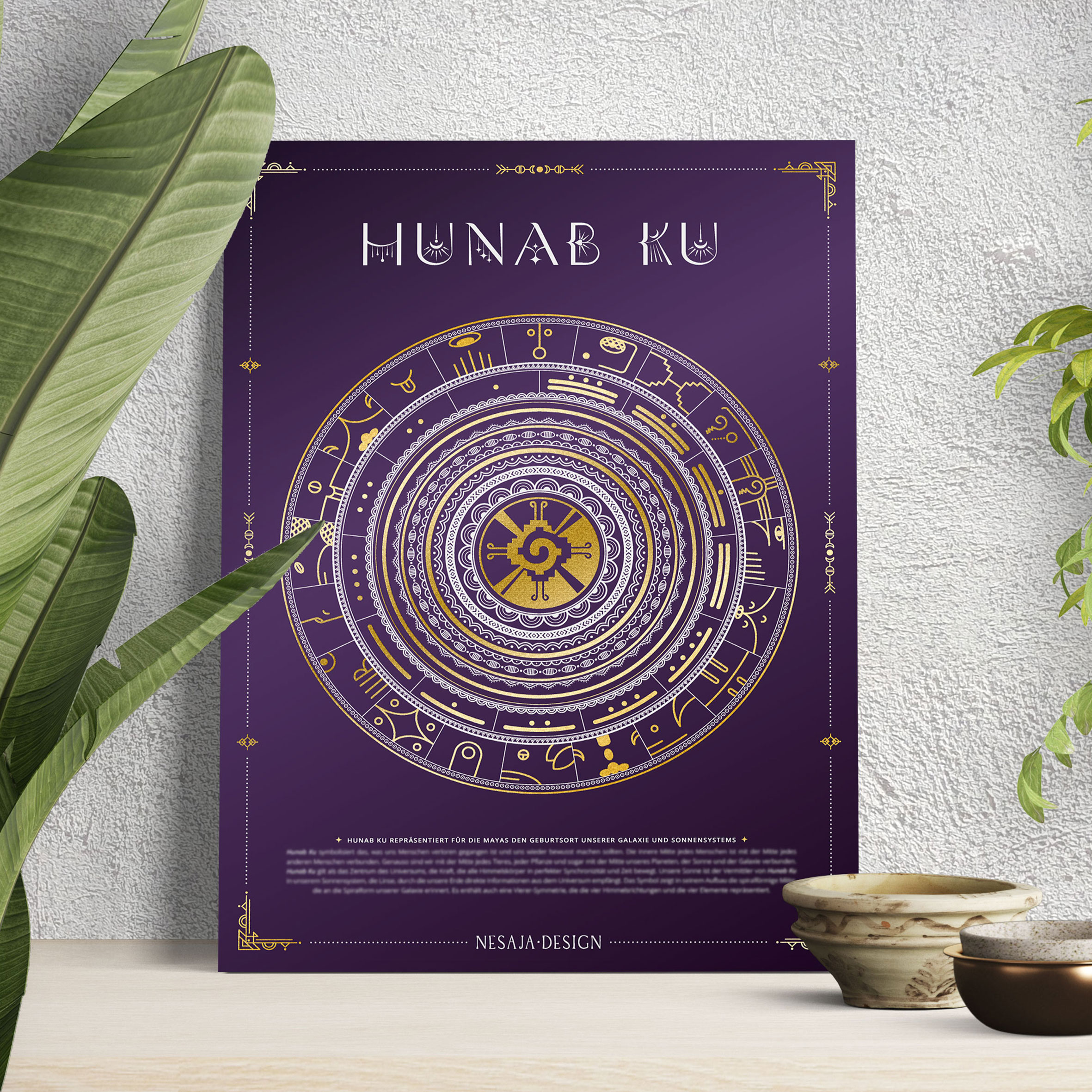 Hunab Ku Poster Maya Astrologie