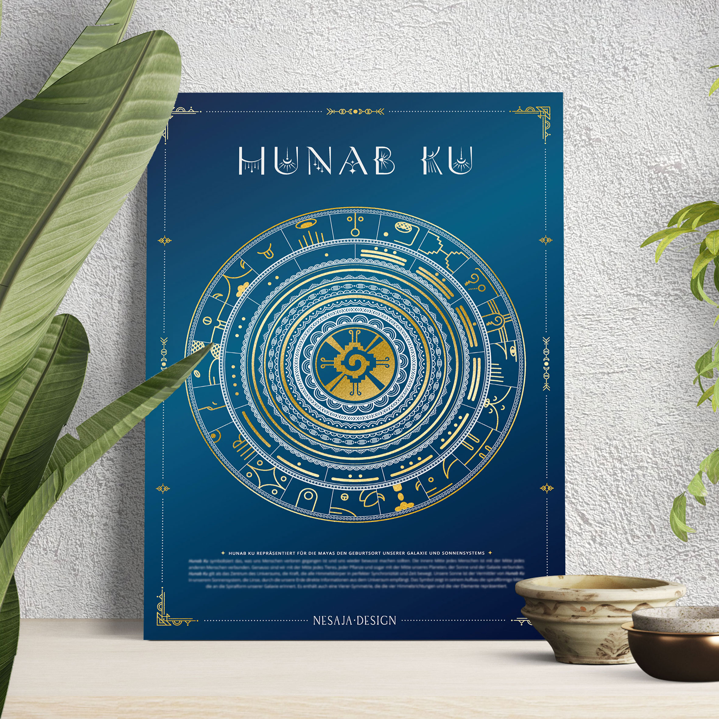 Hunab Ku Poster Maya Astrologie