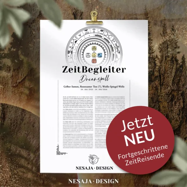 DreamSpell Kalender 2025/2026 – mit Bestimmungsorakel