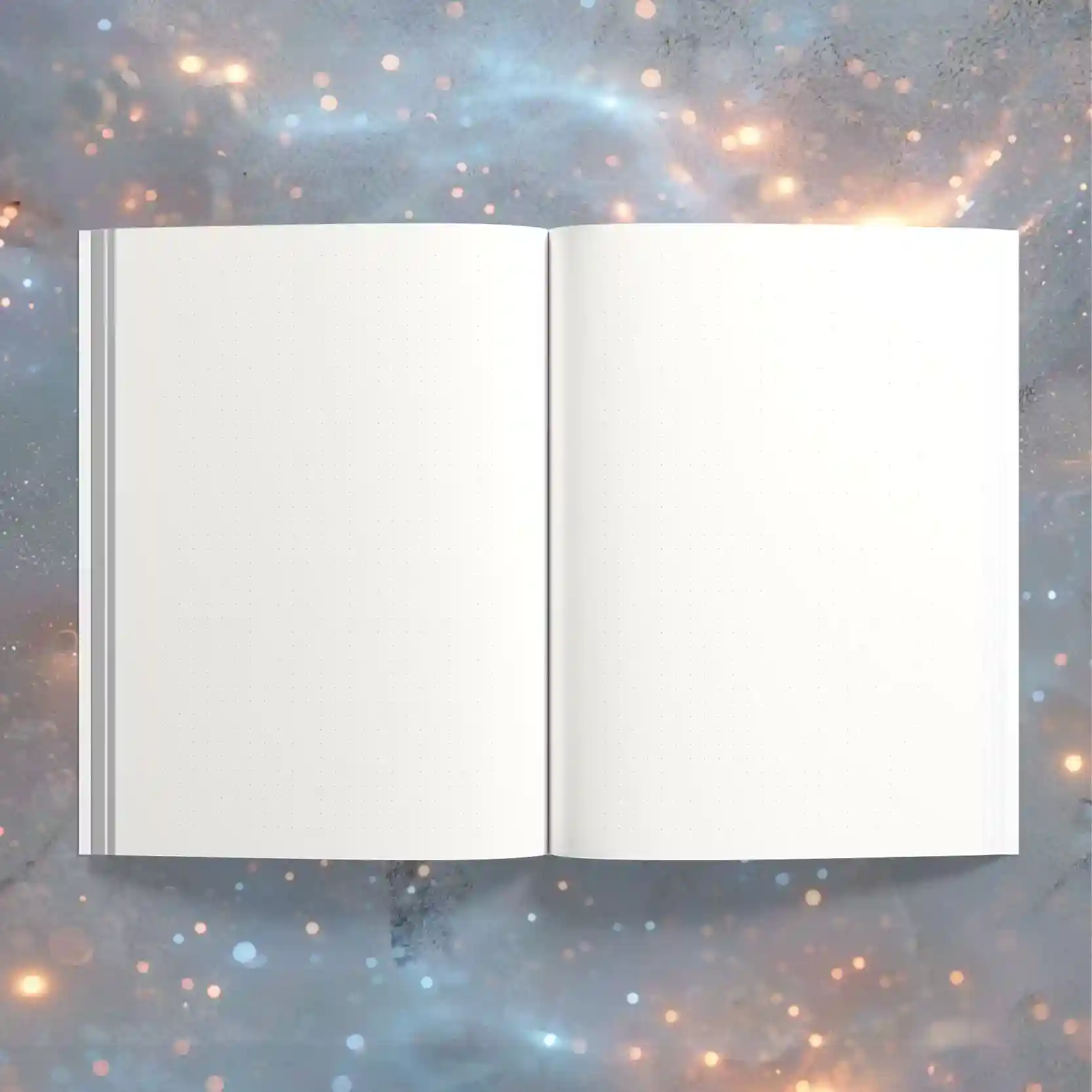 Leere Seiten mit Punktraster Dotted Grid für Notizen